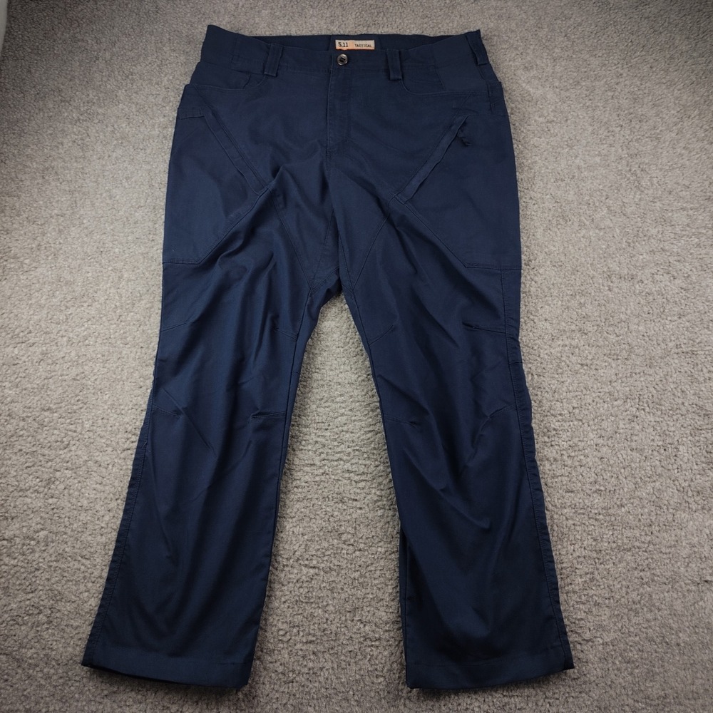 5.11 Tactical Pants Mens 36x28 Apex 74524-787 Navy Blue Cargo Workwear